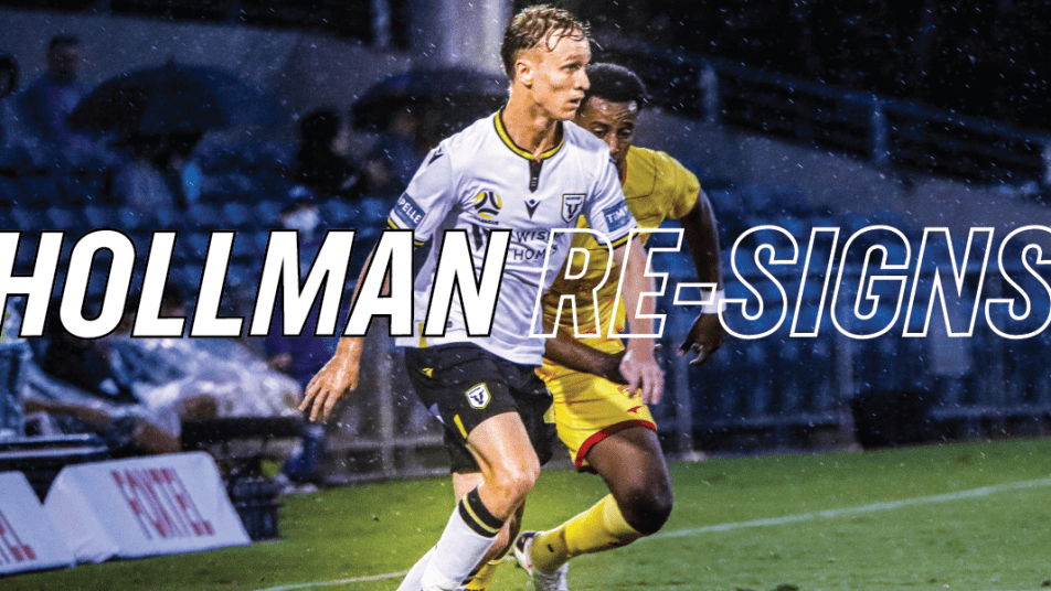 Hollman re-signs